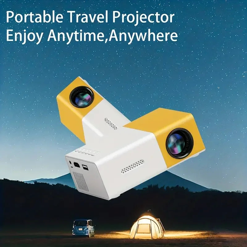 Pocket projector YG300, high-definition projector, a good choice for gifts, does not take up space and is suitable for outdoor