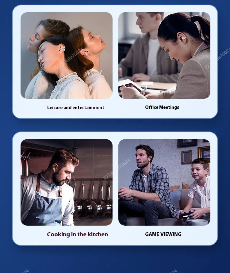 Xiaomi Bone Conduction Earphones Waterproof HiFi Stereo Wireless Sports Headphones with Microphone for Gaming and Music