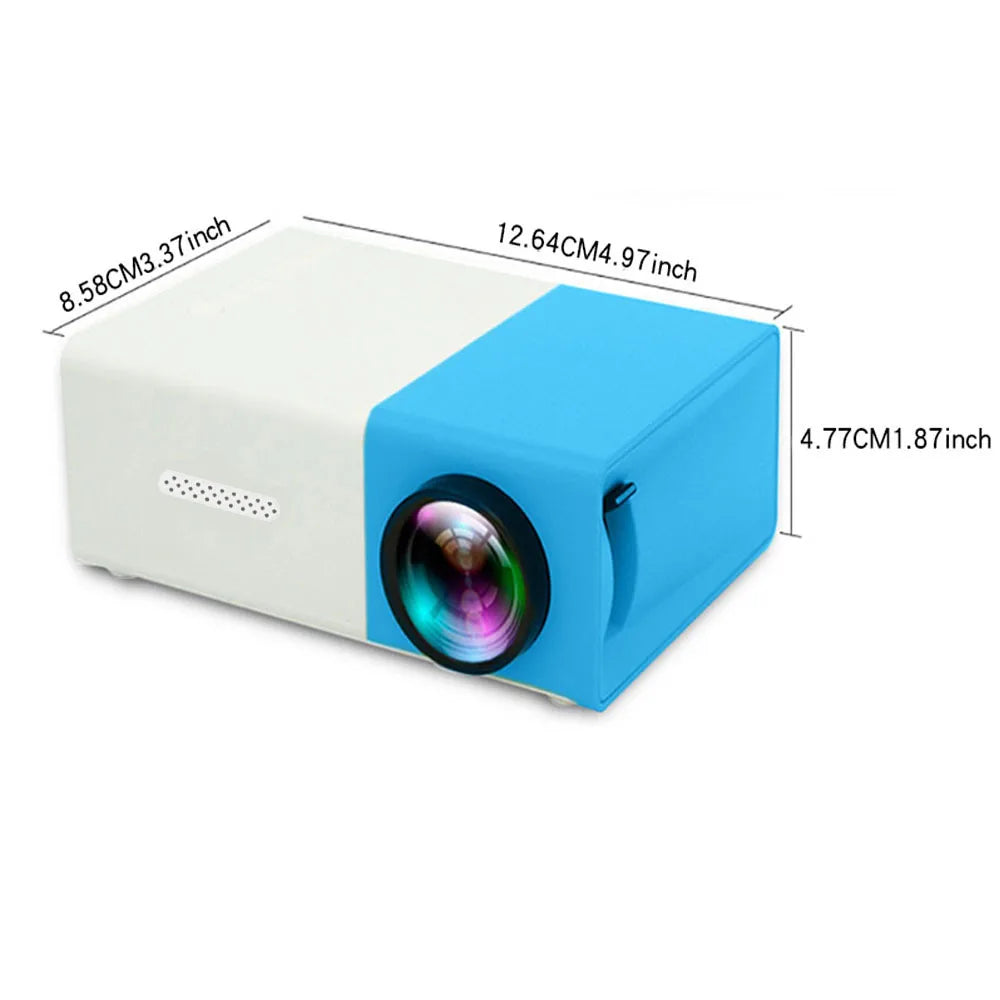 Pocket projector YG300, high-definition projector, a good choice for gifts, does not take up space and is suitable for outdoor
