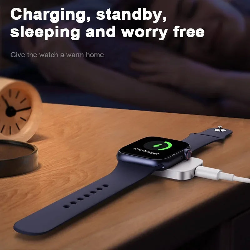 Wristwatch Wireless Charger - Portable Mobile Phone Charging Station