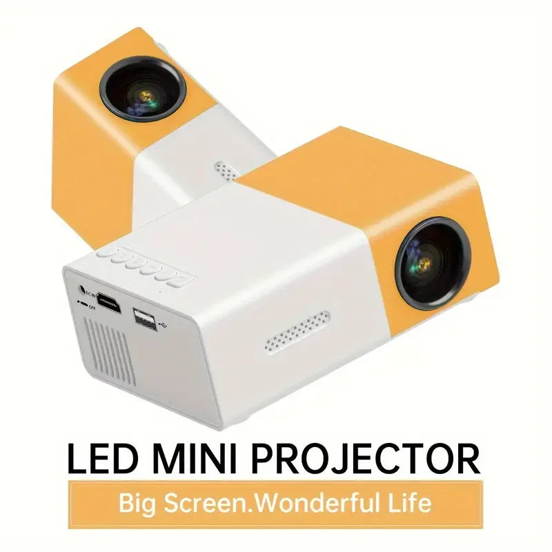 Pocket projector YG300, high-definition projector, a good choice for gifts, does not take up space and is suitable for outdoor