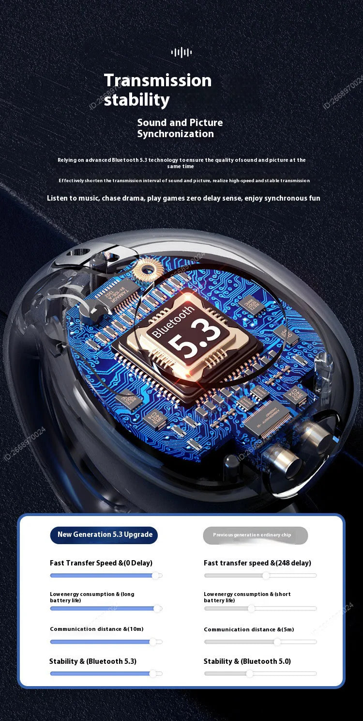 Xiaomi Bone Conduction Earphones Waterproof HiFi Stereo Wireless Sports Headphones with Microphone for Gaming and Music