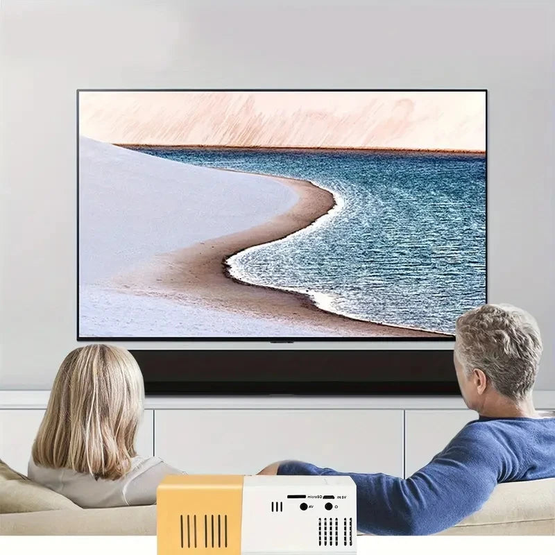 Pocket projector YG300, high-definition projector, a good choice for gifts, does not take up space and is suitable for outdoor