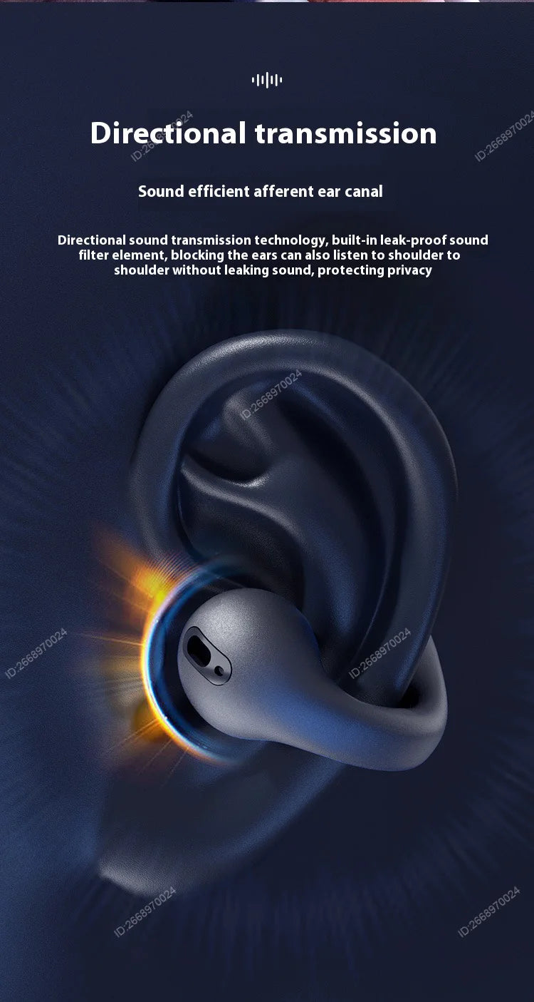 Xiaomi Bone Conduction Earphones Waterproof HiFi Stereo Wireless Sports Headphones with Microphone for Gaming and Music