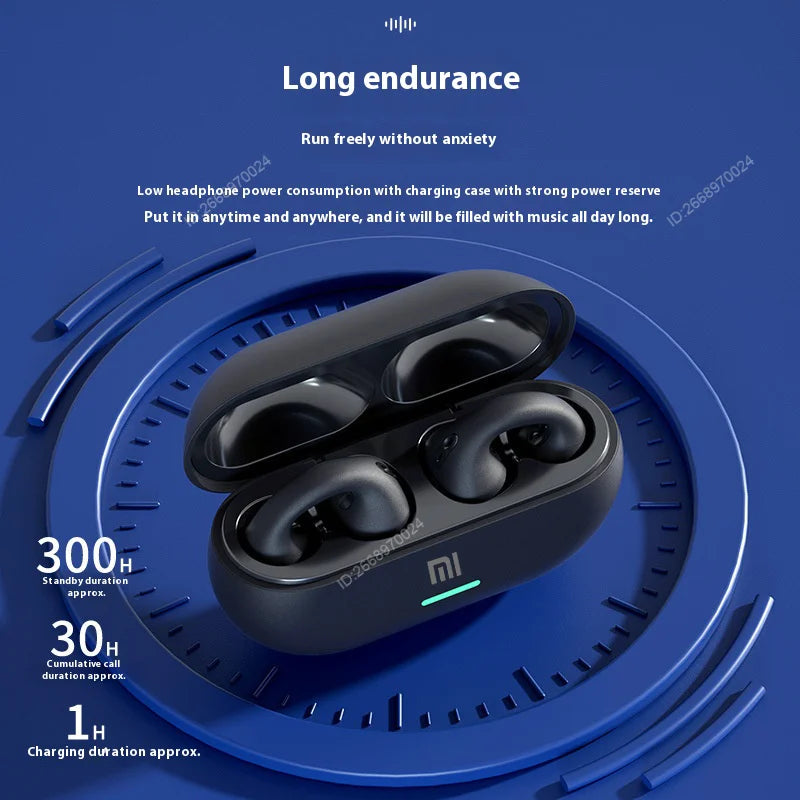 Xiaomi Bone Conduction Earphones Waterproof HiFi Stereo Wireless Sports Headphones with Microphone for Gaming and Music