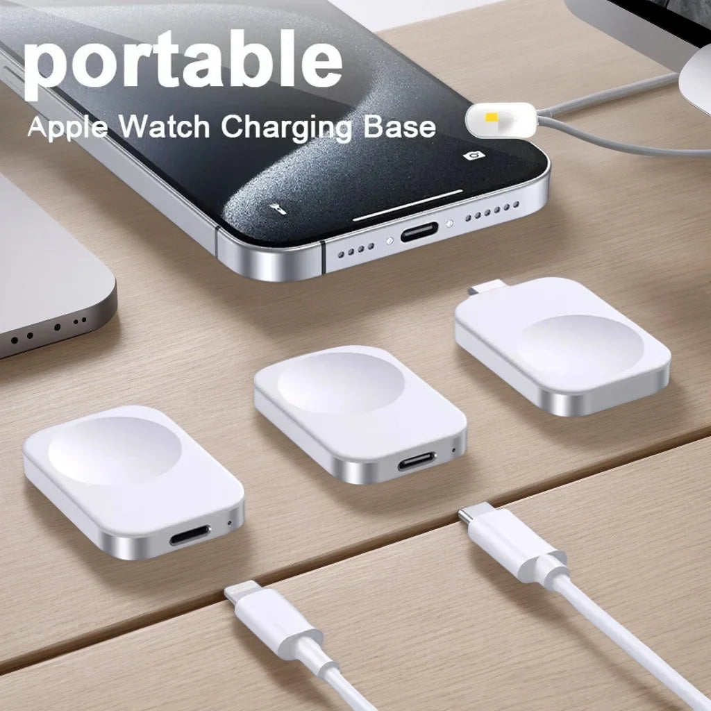 Wristwatch Wireless Charger - Portable Mobile Phone Charging Station